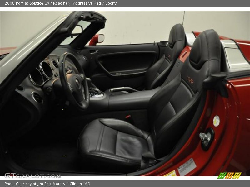  2008 Solstice GXP Roadster Ebony Interior