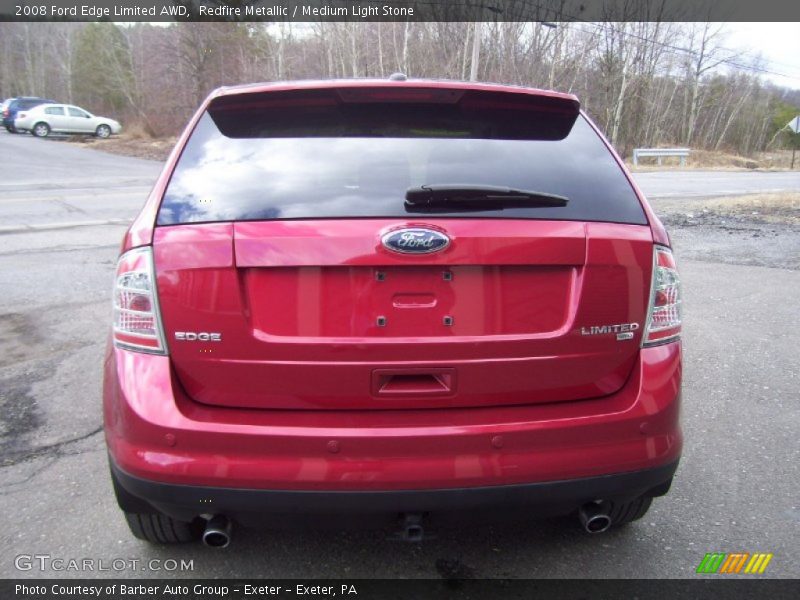 Redfire Metallic / Medium Light Stone 2008 Ford Edge Limited AWD