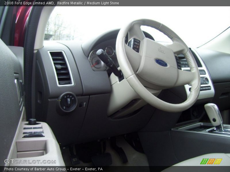 Redfire Metallic / Medium Light Stone 2008 Ford Edge Limited AWD