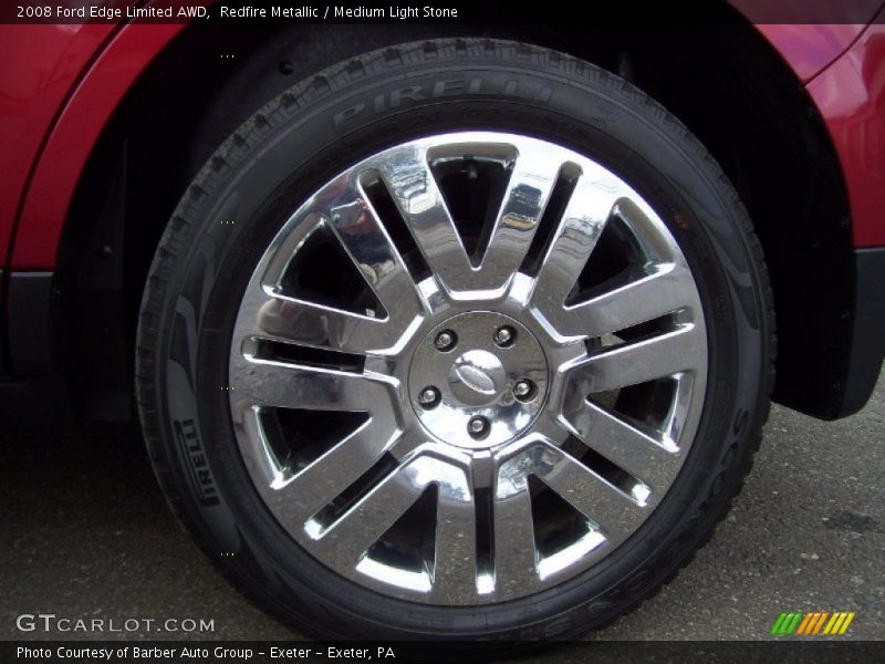 Redfire Metallic / Medium Light Stone 2008 Ford Edge Limited AWD