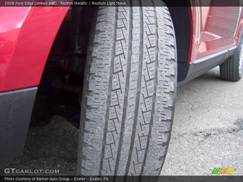 Redfire Metallic / Medium Light Stone 2008 Ford Edge Limited AWD