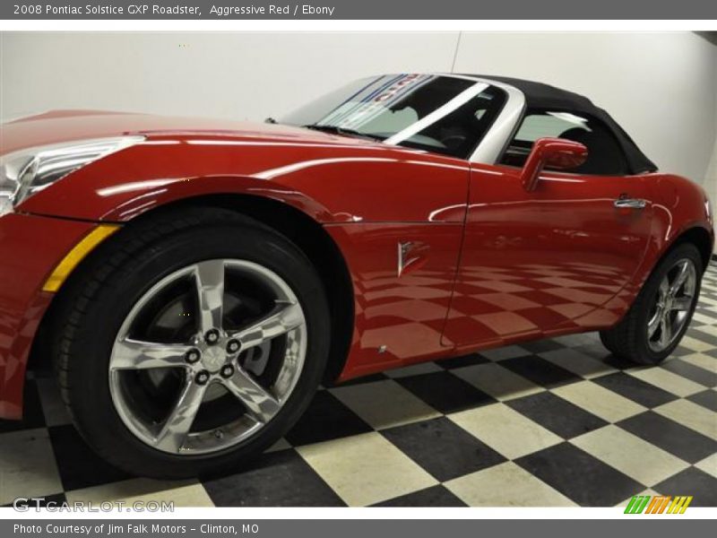 Aggressive Red / Ebony 2008 Pontiac Solstice GXP Roadster