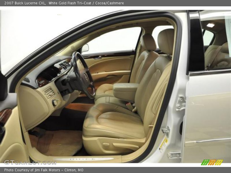 White Gold Flash Tri-Coat / Cocoa/Cashmere 2007 Buick Lucerne CXL