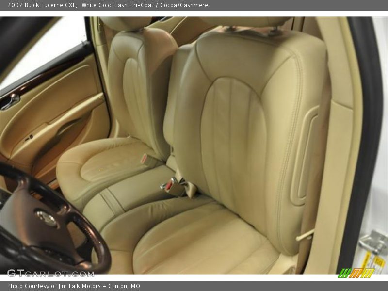 White Gold Flash Tri-Coat / Cocoa/Cashmere 2007 Buick Lucerne CXL