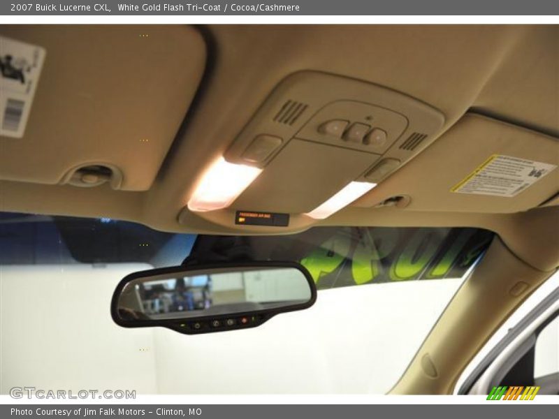 White Gold Flash Tri-Coat / Cocoa/Cashmere 2007 Buick Lucerne CXL