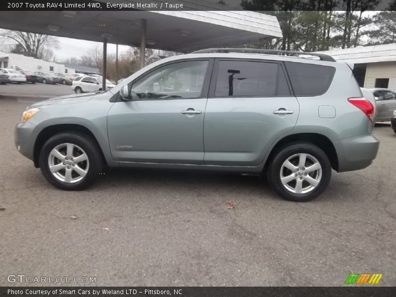 Everglade Metallic / Taupe 2007 Toyota RAV4 Limited 4WD