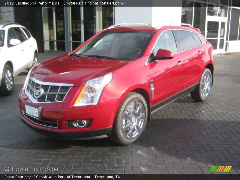 Crystal Red Tintcoat / Shale/Ebony 2012 Cadillac SRX Performance