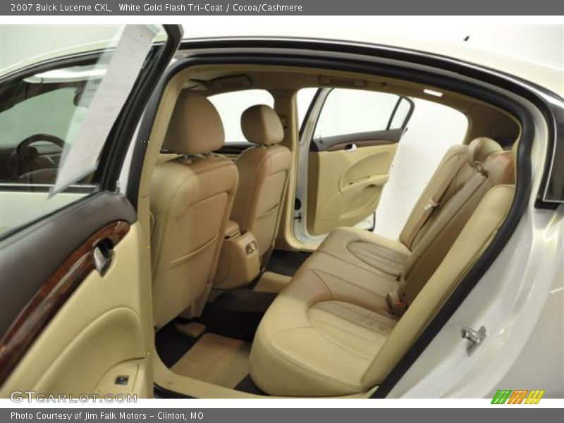 White Gold Flash Tri-Coat / Cocoa/Cashmere 2007 Buick Lucerne CXL
