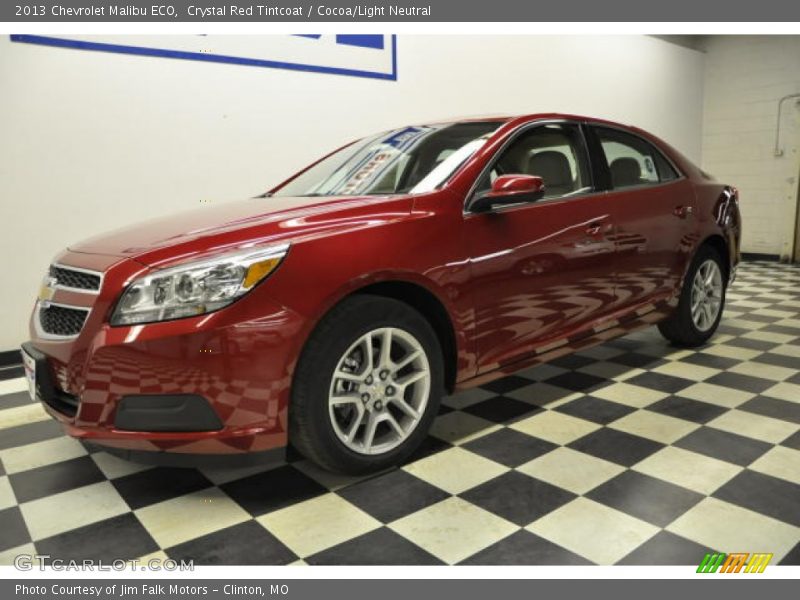 Crystal Red Tintcoat / Cocoa/Light Neutral 2013 Chevrolet Malibu ECO