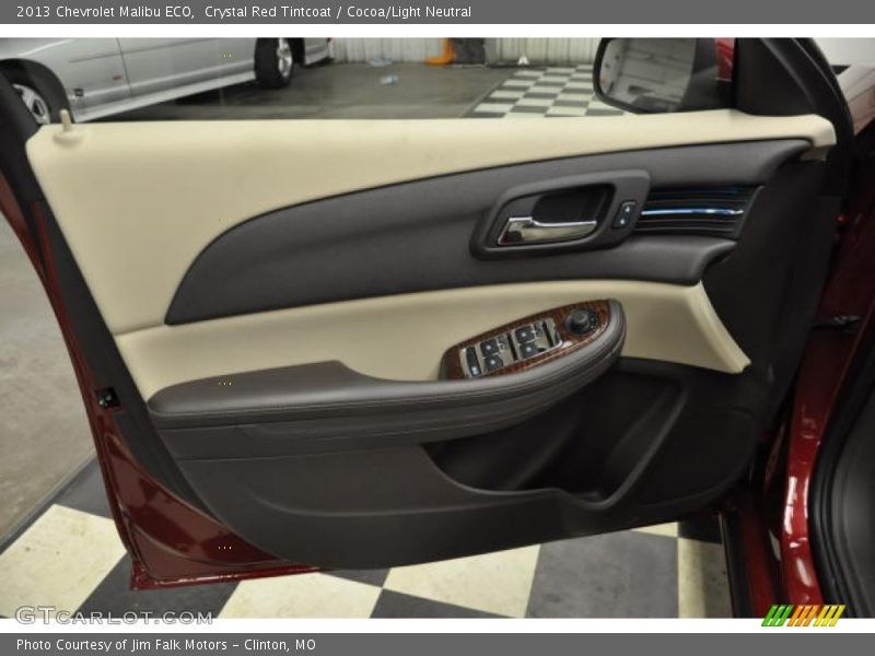 Crystal Red Tintcoat / Cocoa/Light Neutral 2013 Chevrolet Malibu ECO