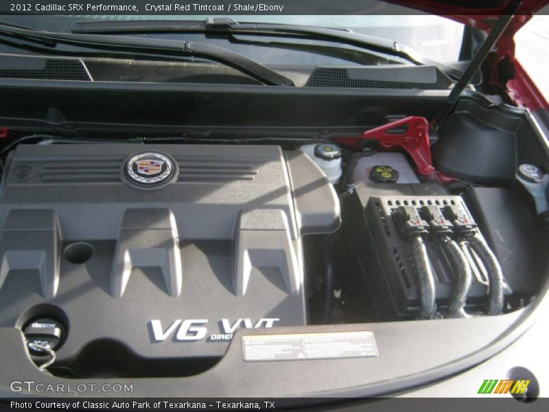 Crystal Red Tintcoat / Shale/Ebony 2012 Cadillac SRX Performance