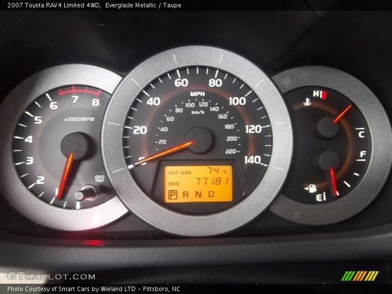 Everglade Metallic / Taupe 2007 Toyota RAV4 Limited 4WD