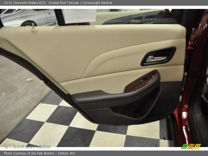 Crystal Red Tintcoat / Cocoa/Light Neutral 2013 Chevrolet Malibu ECO