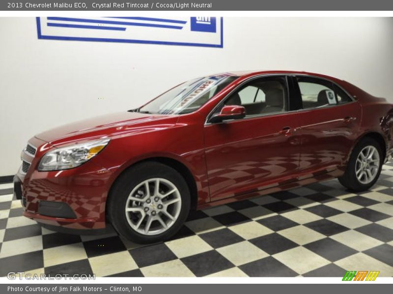 Crystal Red Tintcoat / Cocoa/Light Neutral 2013 Chevrolet Malibu ECO