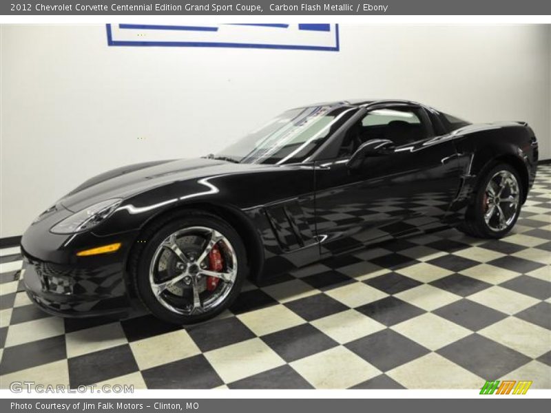 Carbon Flash Metallic / Ebony 2012 Chevrolet Corvette Centennial Edition Grand Sport Coupe
