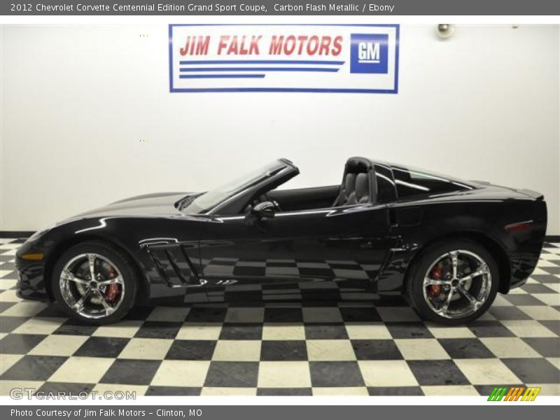 Carbon Flash Metallic / Ebony 2012 Chevrolet Corvette Centennial Edition Grand Sport Coupe