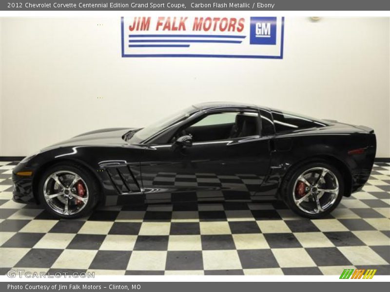 Carbon Flash Metallic / Ebony 2012 Chevrolet Corvette Centennial Edition Grand Sport Coupe