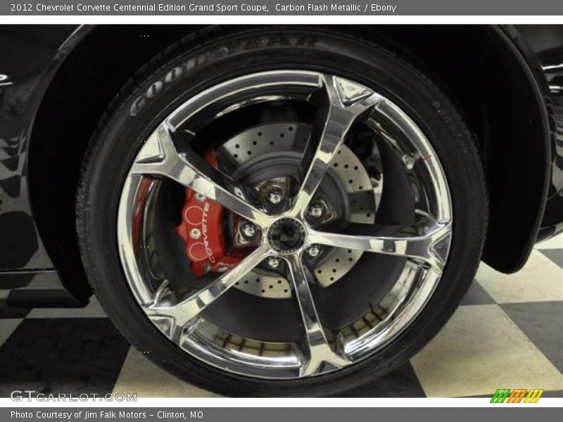  2012 Corvette Centennial Edition Grand Sport Coupe Wheel