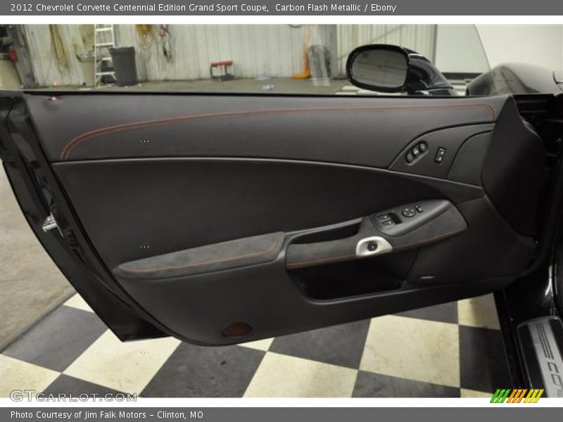 Door Panel of 2012 Corvette Centennial Edition Grand Sport Coupe