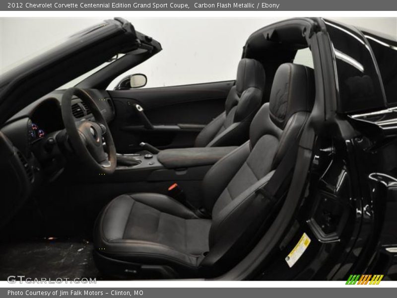  2012 Corvette Centennial Edition Grand Sport Coupe Ebony Interior