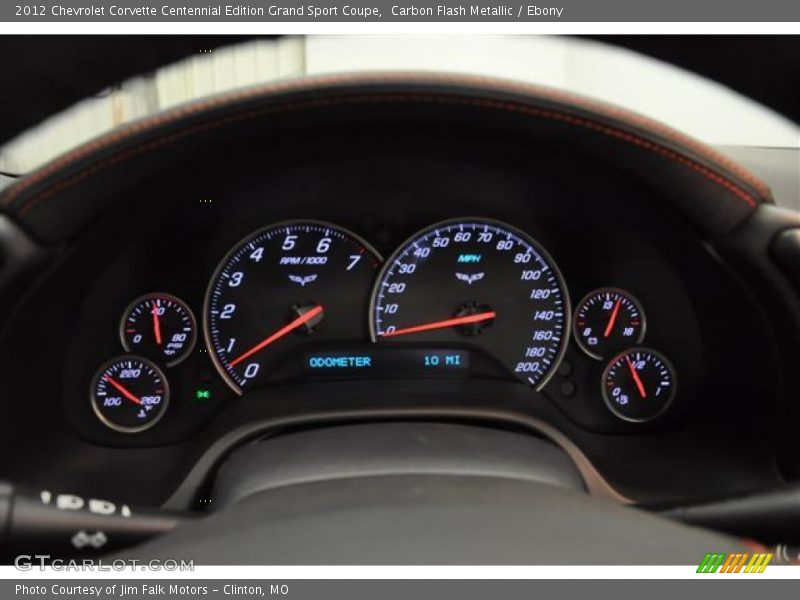  2012 Corvette Centennial Edition Grand Sport Coupe Centennial Edition Grand Sport Coupe Gauges