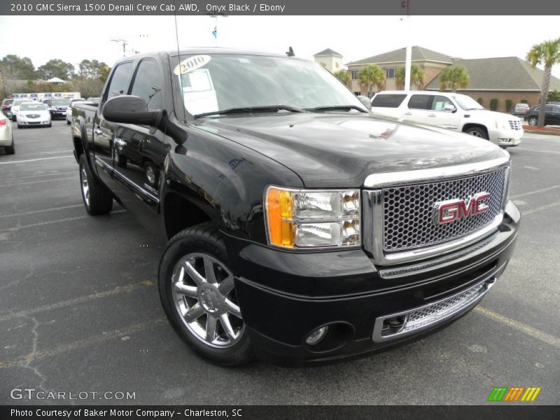 Onyx Black / Ebony 2010 GMC Sierra 1500 Denali Crew Cab AWD