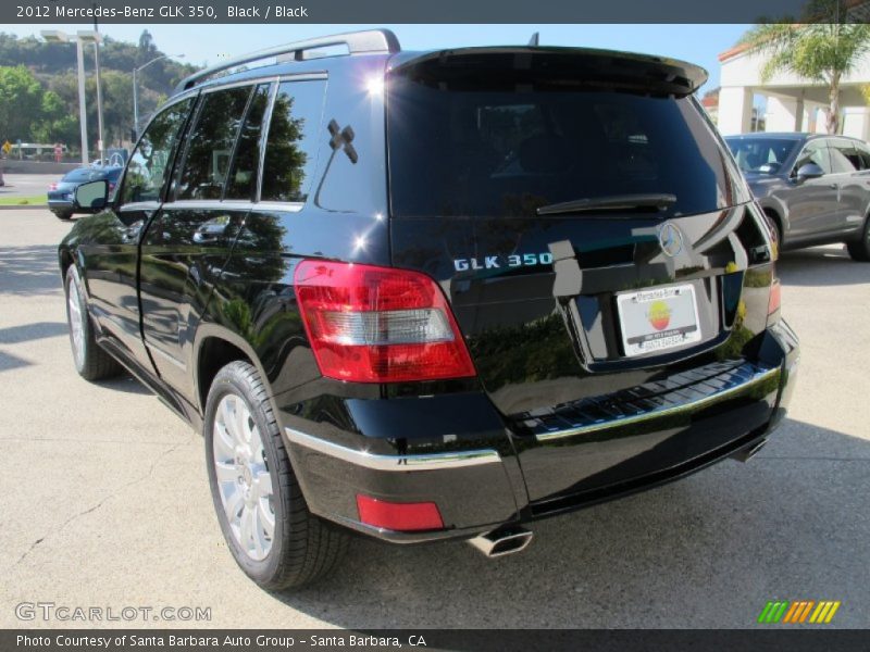 Black / Black 2012 Mercedes-Benz GLK 350