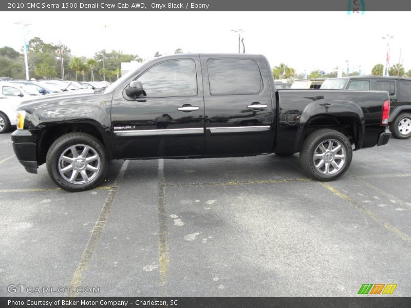 Onyx Black / Ebony 2010 GMC Sierra 1500 Denali Crew Cab AWD