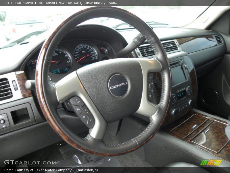 Onyx Black / Ebony 2010 GMC Sierra 1500 Denali Crew Cab AWD