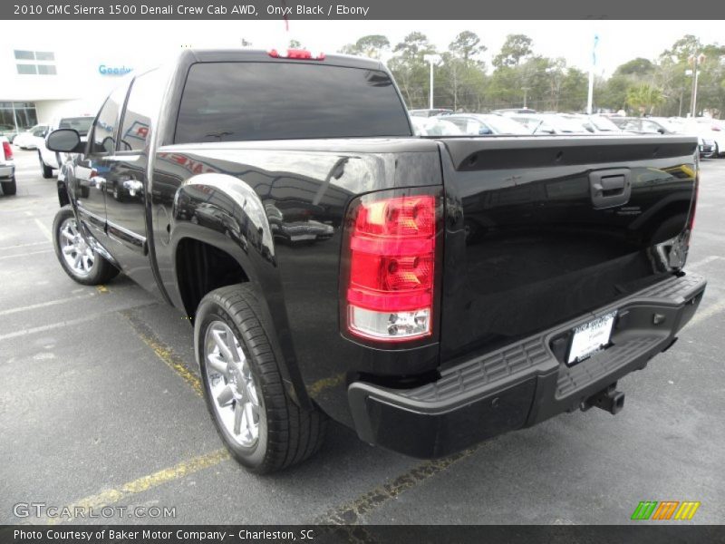 Onyx Black / Ebony 2010 GMC Sierra 1500 Denali Crew Cab AWD