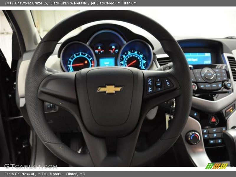 Black Granite Metallic / Jet Black/Medium Titanium 2012 Chevrolet Cruze LS