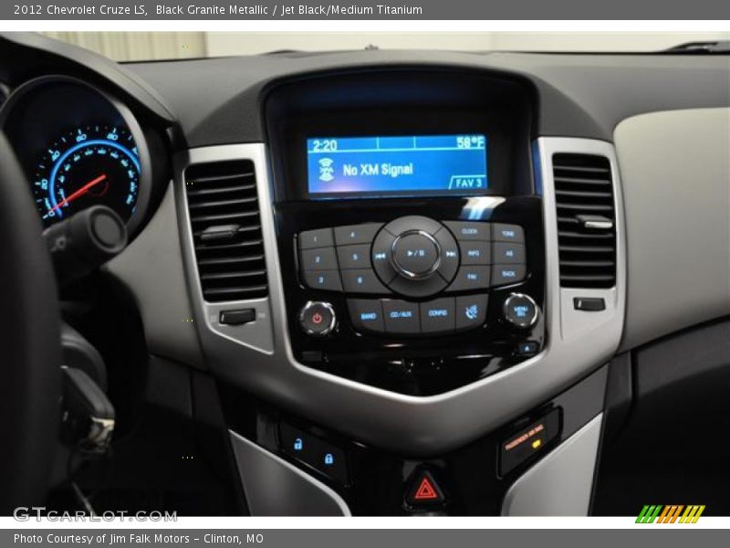 Black Granite Metallic / Jet Black/Medium Titanium 2012 Chevrolet Cruze LS