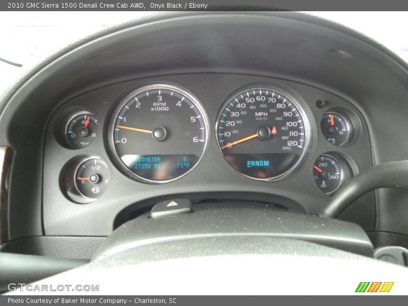 Onyx Black / Ebony 2010 GMC Sierra 1500 Denali Crew Cab AWD