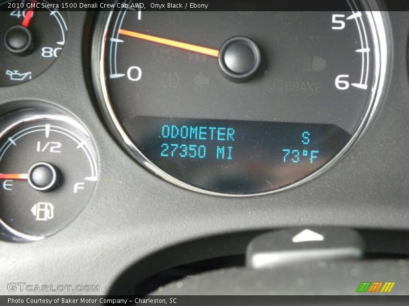 Onyx Black / Ebony 2010 GMC Sierra 1500 Denali Crew Cab AWD