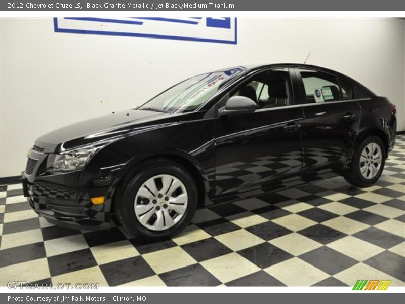 Black Granite Metallic / Jet Black/Medium Titanium 2012 Chevrolet Cruze LS