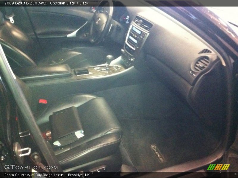 Obsidian Black / Black 2009 Lexus IS 250 AWD