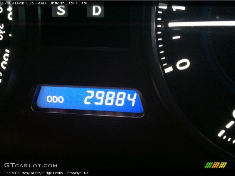 Obsidian Black / Black 2009 Lexus IS 250 AWD