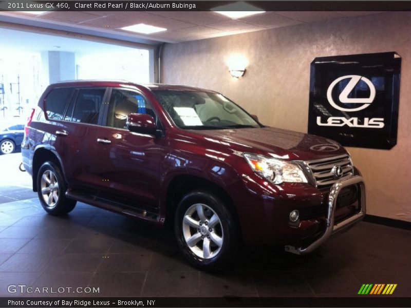 Claret Red Pearl / Black/Auburn Bubinga 2011 Lexus GX 460