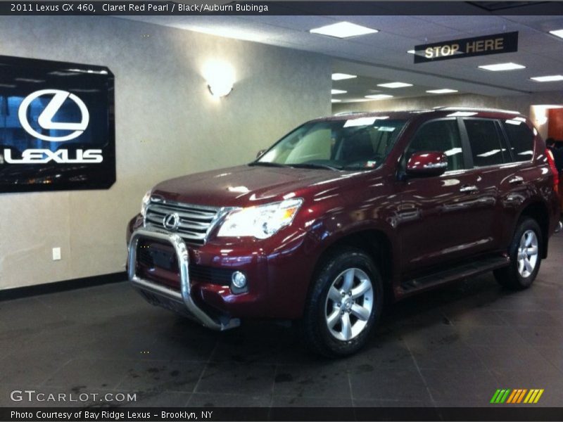 Claret Red Pearl / Black/Auburn Bubinga 2011 Lexus GX 460