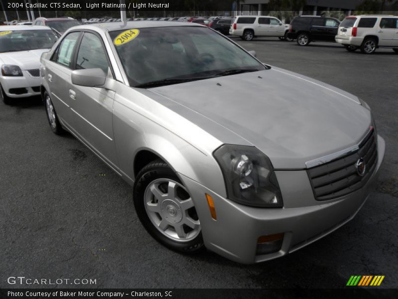 Light Platinum / Light Neutral 2004 Cadillac CTS Sedan