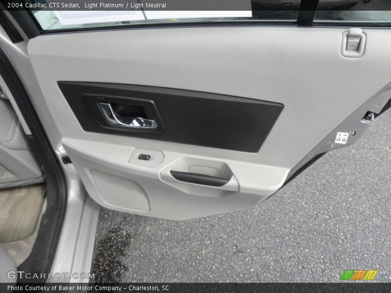 Light Platinum / Light Neutral 2004 Cadillac CTS Sedan