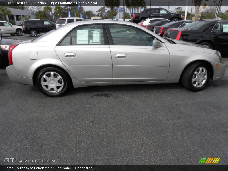 Light Platinum / Light Neutral 2004 Cadillac CTS Sedan