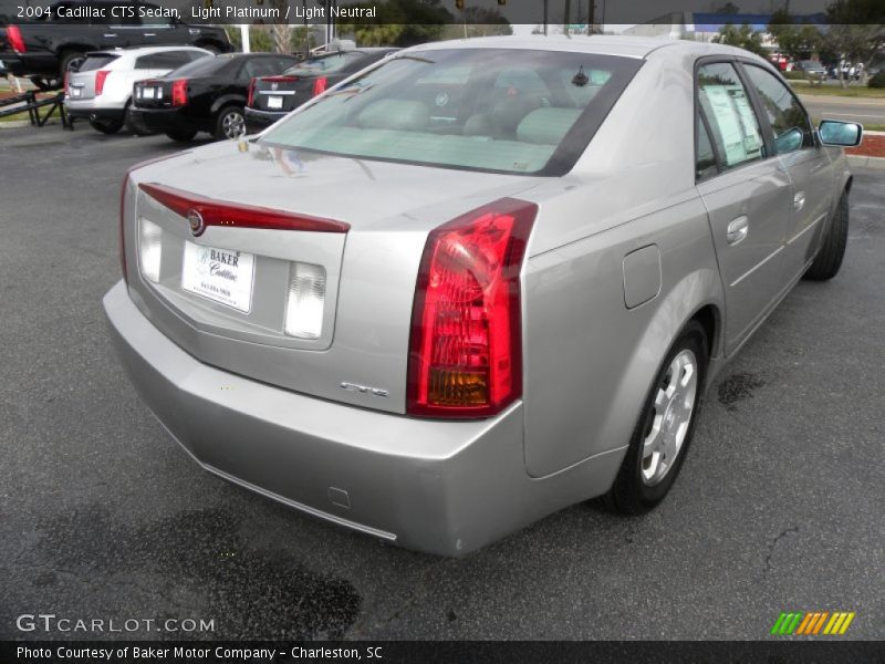 Light Platinum / Light Neutral 2004 Cadillac CTS Sedan