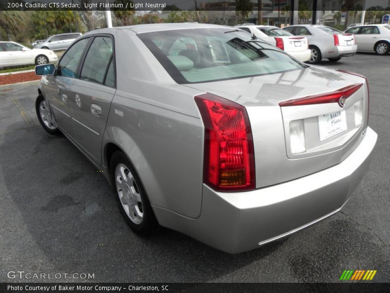 Light Platinum / Light Neutral 2004 Cadillac CTS Sedan