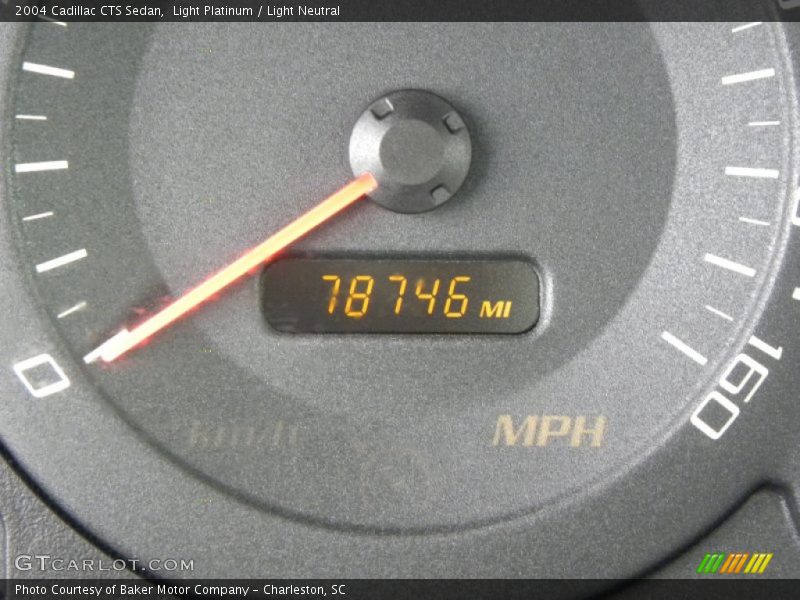 Light Platinum / Light Neutral 2004 Cadillac CTS Sedan
