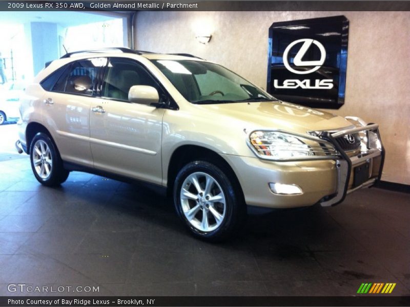 Golden Almond Metallic / Parchment 2009 Lexus RX 350 AWD