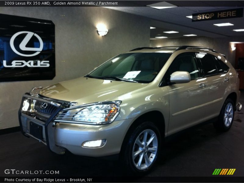 Golden Almond Metallic / Parchment 2009 Lexus RX 350 AWD