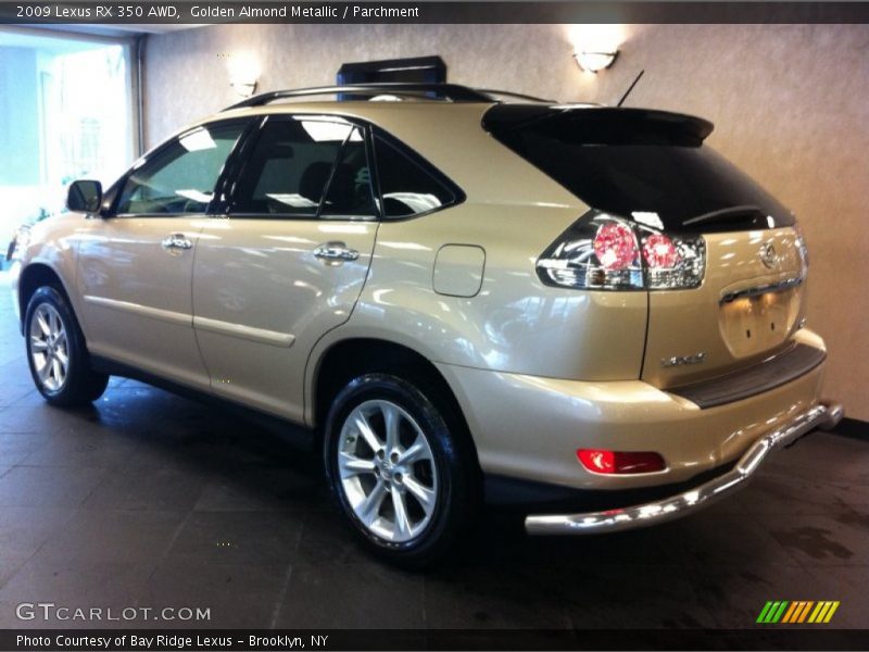Golden Almond Metallic / Parchment 2009 Lexus RX 350 AWD