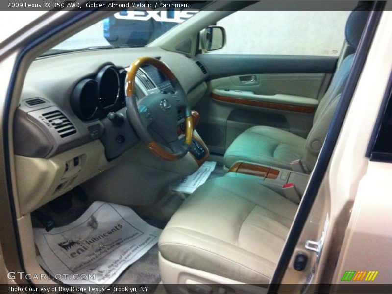Golden Almond Metallic / Parchment 2009 Lexus RX 350 AWD