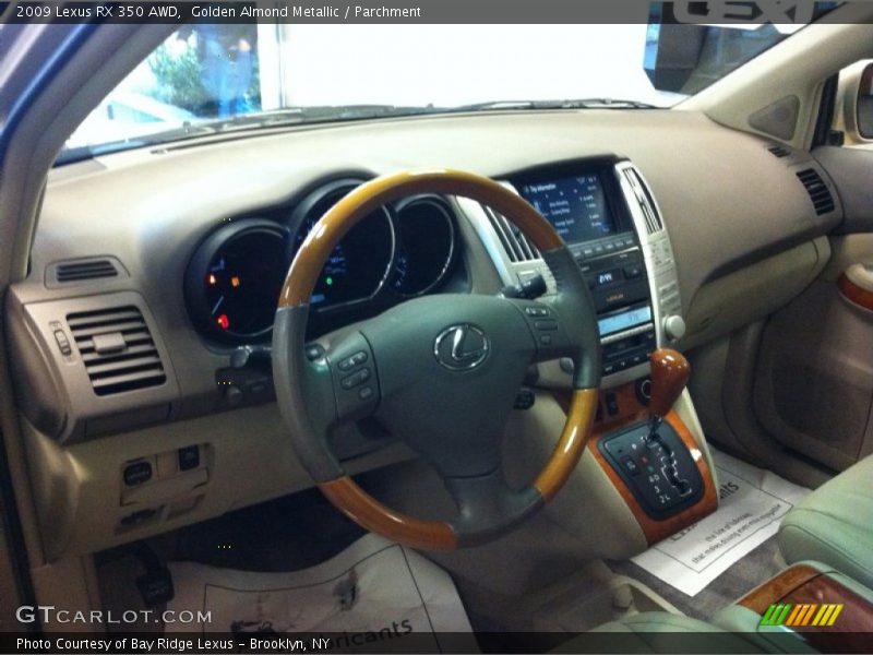 Golden Almond Metallic / Parchment 2009 Lexus RX 350 AWD